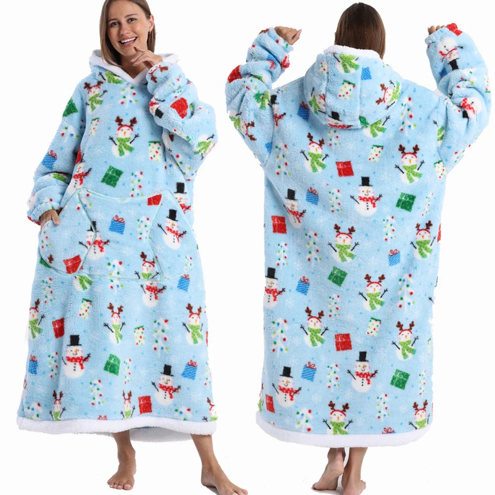 Cartoon Tragbare Homewear Pyjama-Decke