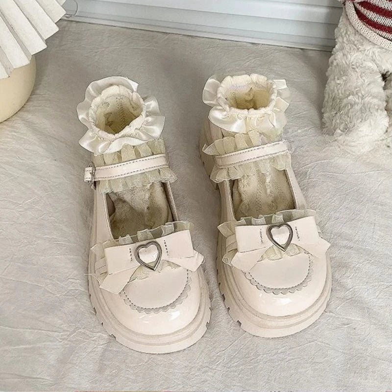 Zapatos Cyberpunk De Color Sólido Para Mujer