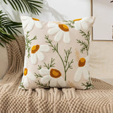 Vintage Embroidered Throw Pillow Cover