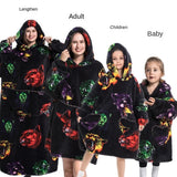 Family Oversize Sherpa Blanket Hoodie