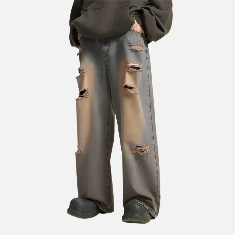 Grunge Ripped Off Jeans