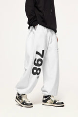 Lazy Boy Korean Style Wide Leg Pants