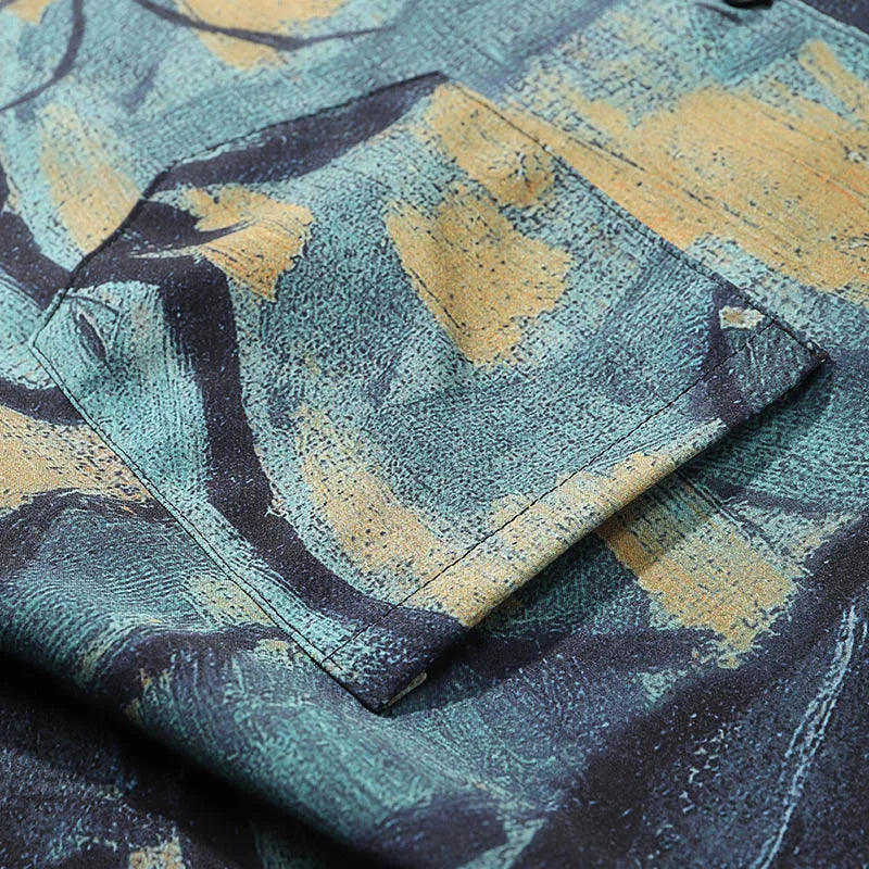 Butterfly Print Summer Beach Shirt