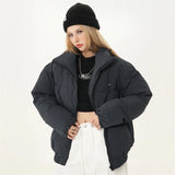 Plaid Thick Winter Padded Puffer Jacket