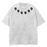 Retro Washed Dotted Graphic T-Shirt