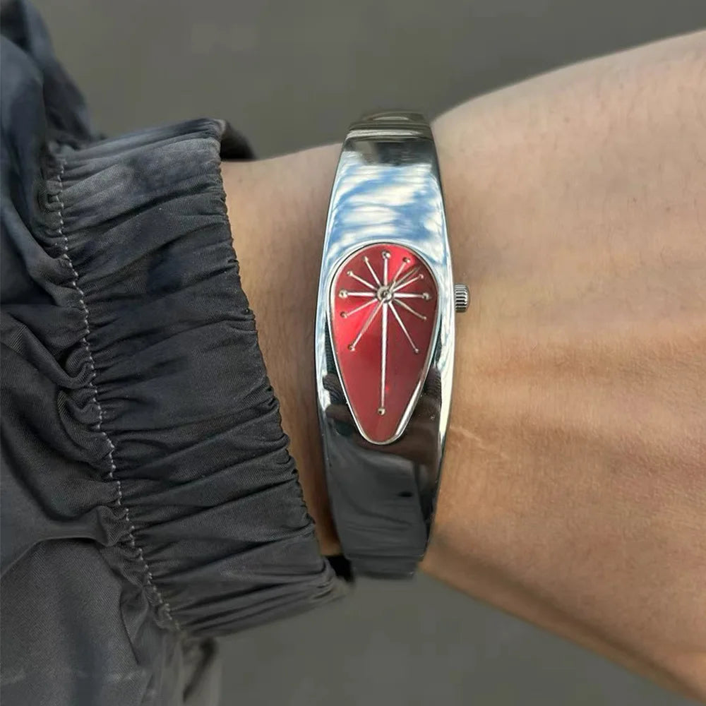 Water Droplets Y2k Quartz Watch