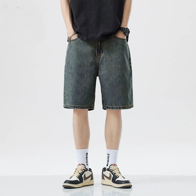 Classic Blue Denim Summer Short