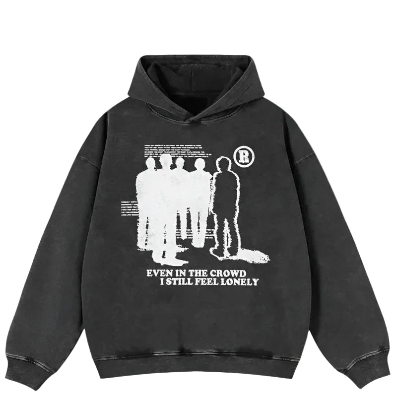 Shadow Aesthetic Vintage Oversized Hoodie