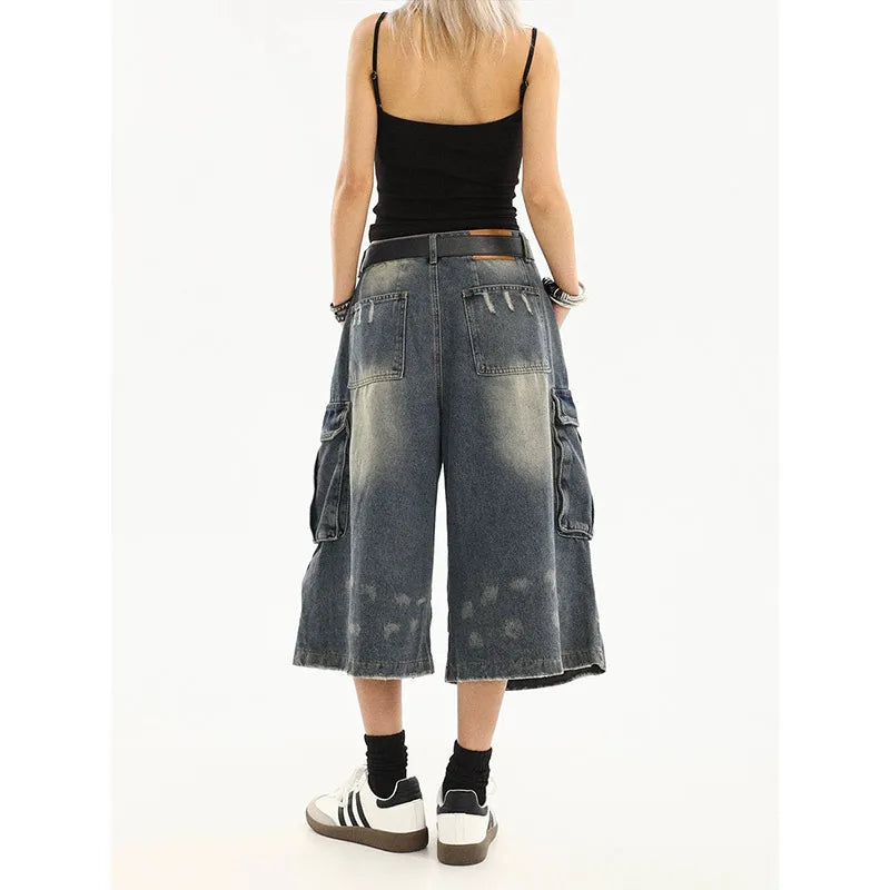 Y2K Women's Cargo Jorts
