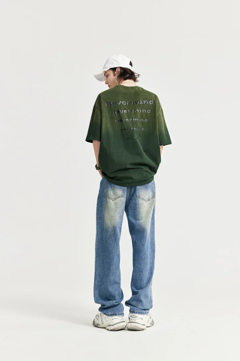 Dark Wash Loose Fit Baggy Jeans