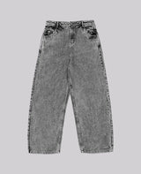 Embroidery Baggy Loose Straight Jeans