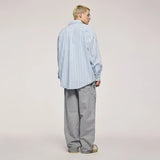 Classic Loose Striped Check Shirt