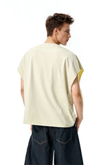 Trendy Dual Tone Tank T-Shirt