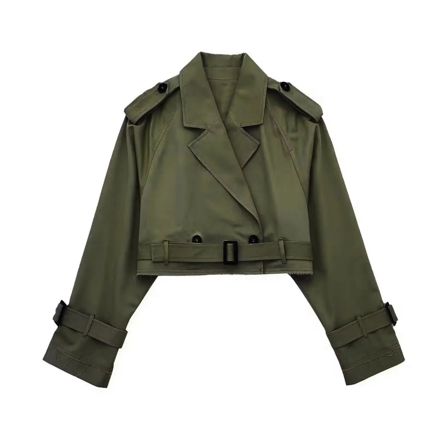 Vintage Women Cropped Jacket