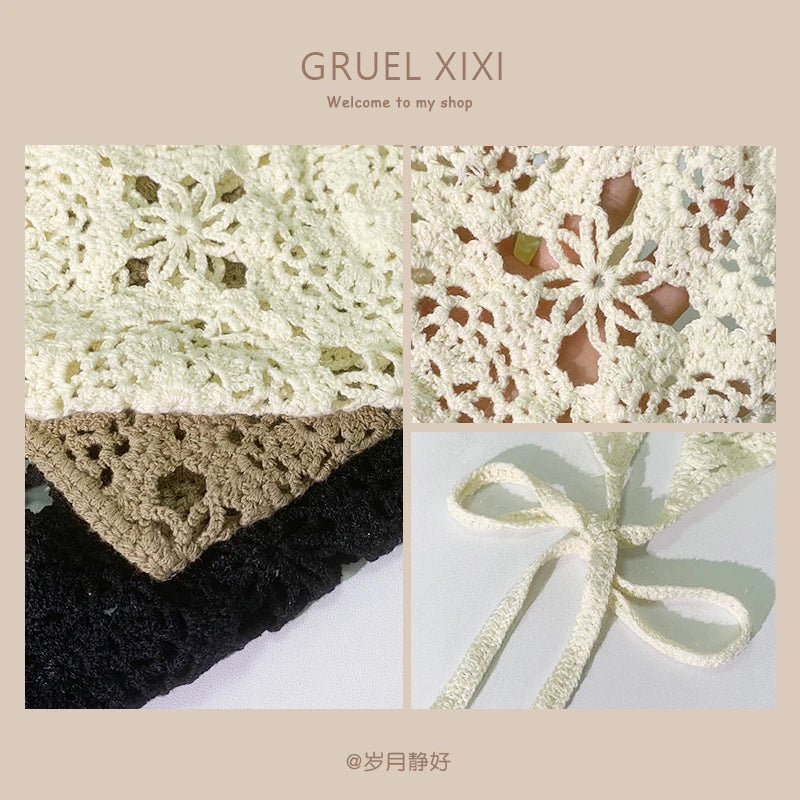 Granny Crochet Head Scarf