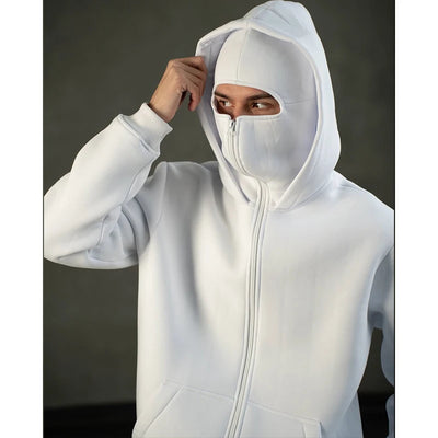Street Vintage Face Mask Hoodie
