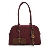 Corporate Girl Fancy Solid Color Shoulder Bag