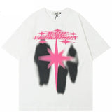 Oversized Shadow Star Graphic T-Shirt