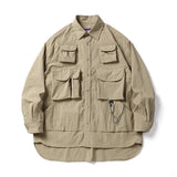 Multi-pocket Loose Cargo Shirt