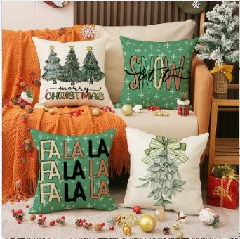 Vintage Christmas Pillow Covers