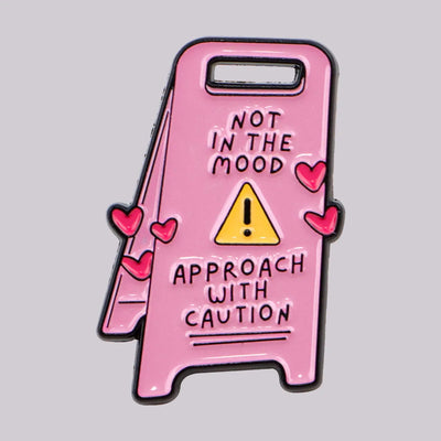 Warning Sign Brooches