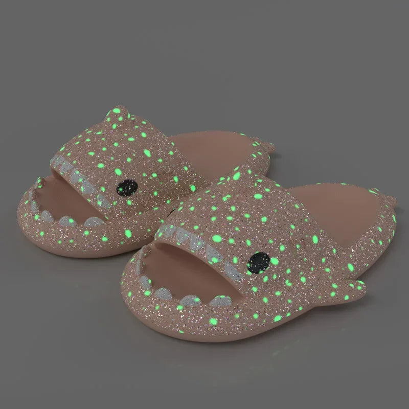 Luminous Sharky Slippers