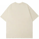 Shadow Letter Printed Hip Hop T-Shirt