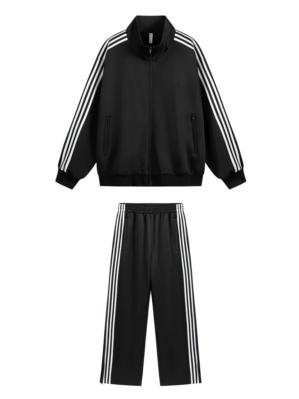 Striped Two-pieces Tracksuit Set