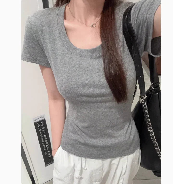 Women's Soft White T-shirt