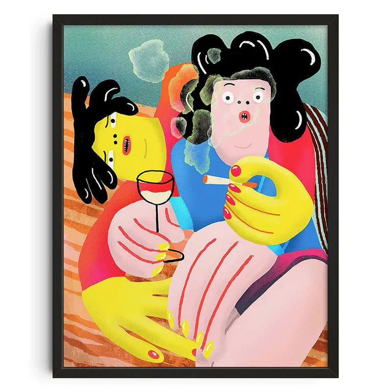 Klassische Vintage-Poster
