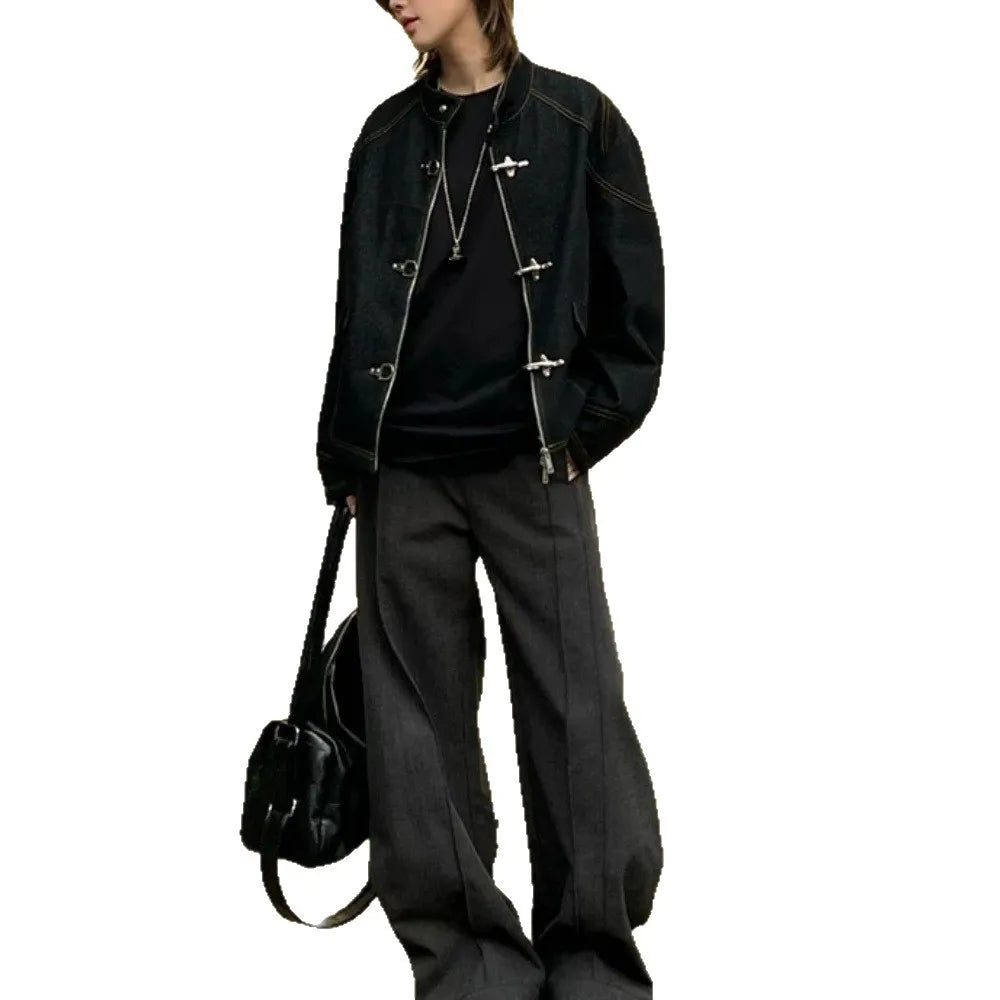 Y2K Clasp Denim Jacket