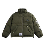 Embroidered Thicken Warm Padded Jacket