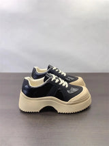 Thick Bottom Casual Leather Platform Shoes