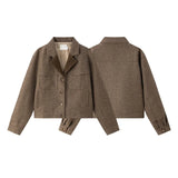 Corporate Girlie Cropped Women's Winter Coat