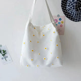 Casual Canvas Girls Shopping Handbag