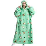 Animal Printed Hooded Blanket