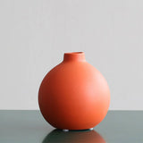 Vintage Nordic Ceramic Vase With Dry Flower