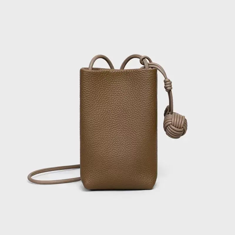 Soft Leather Shoulder Messenger Bag