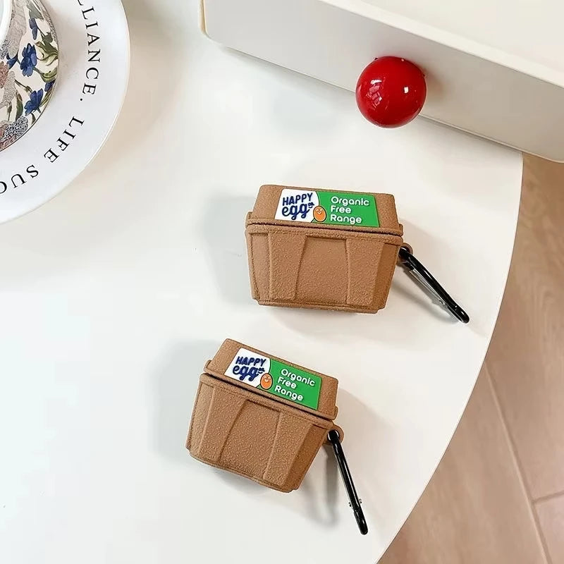 3D Egg Dish Protective AirPods Case