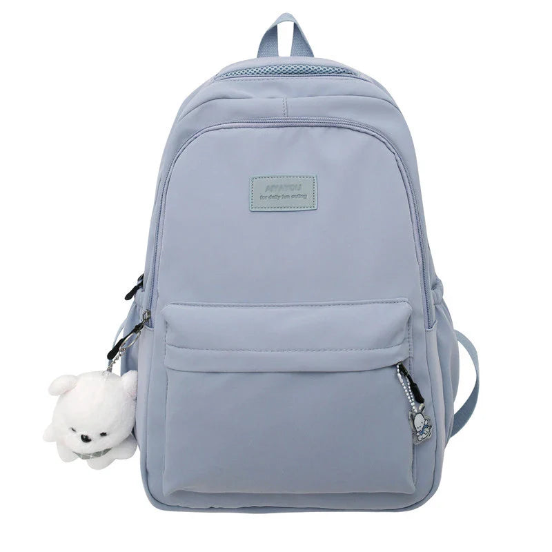 Soft Girl Waterproof College Backpack
