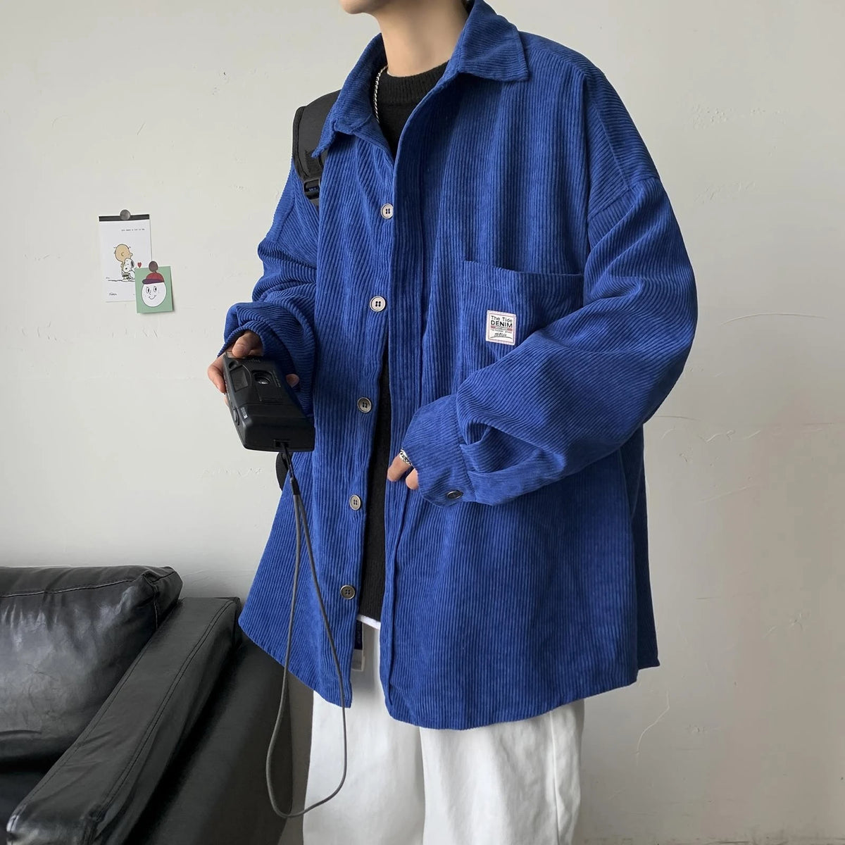 Y2K Corduroy Shirt