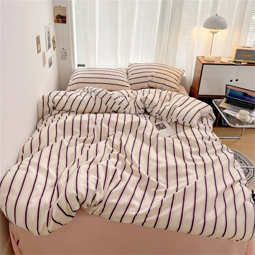 Nordic Stripe Bedding Set