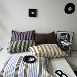 Cotton Colorful Stripe Pillow Case