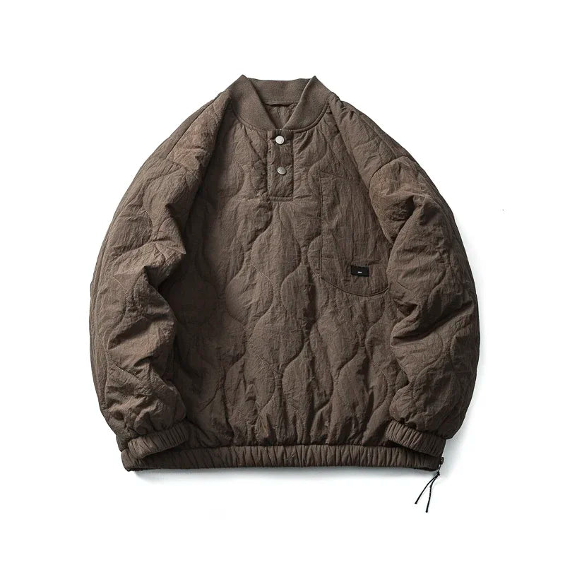 Wasserdichte leichte braune Pufferjacke