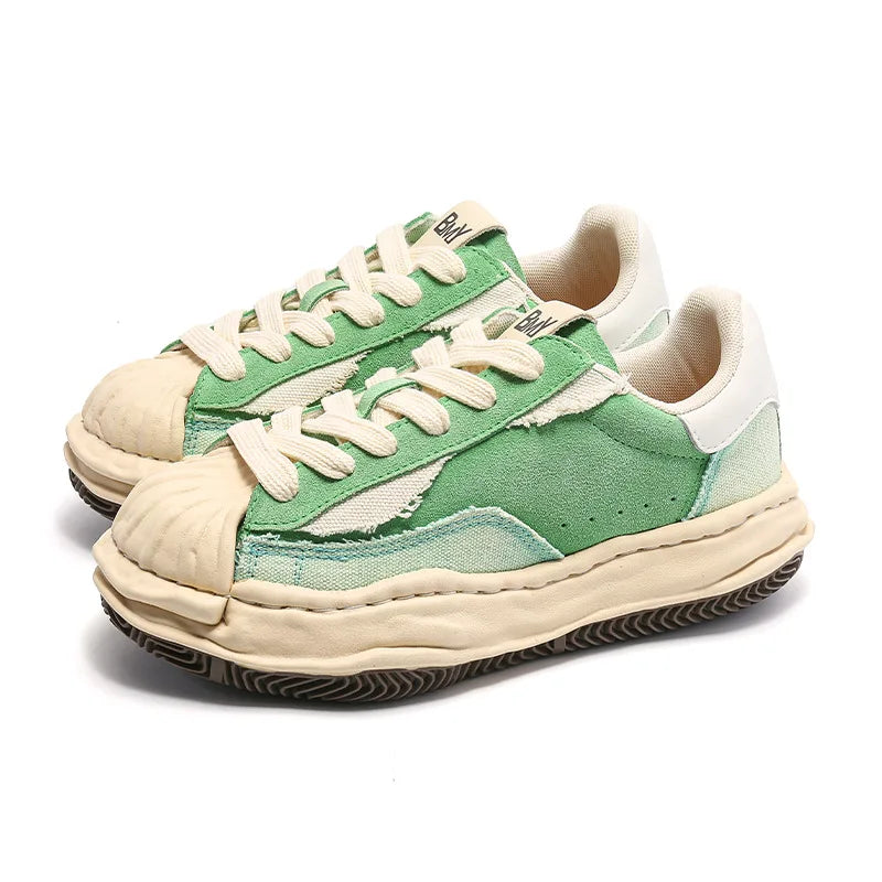 Colorful Retro Punk Skater School Sneakers