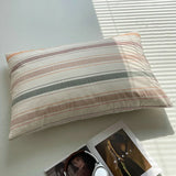 Cotton Pillowcase Colorful Stripe Pillow Case