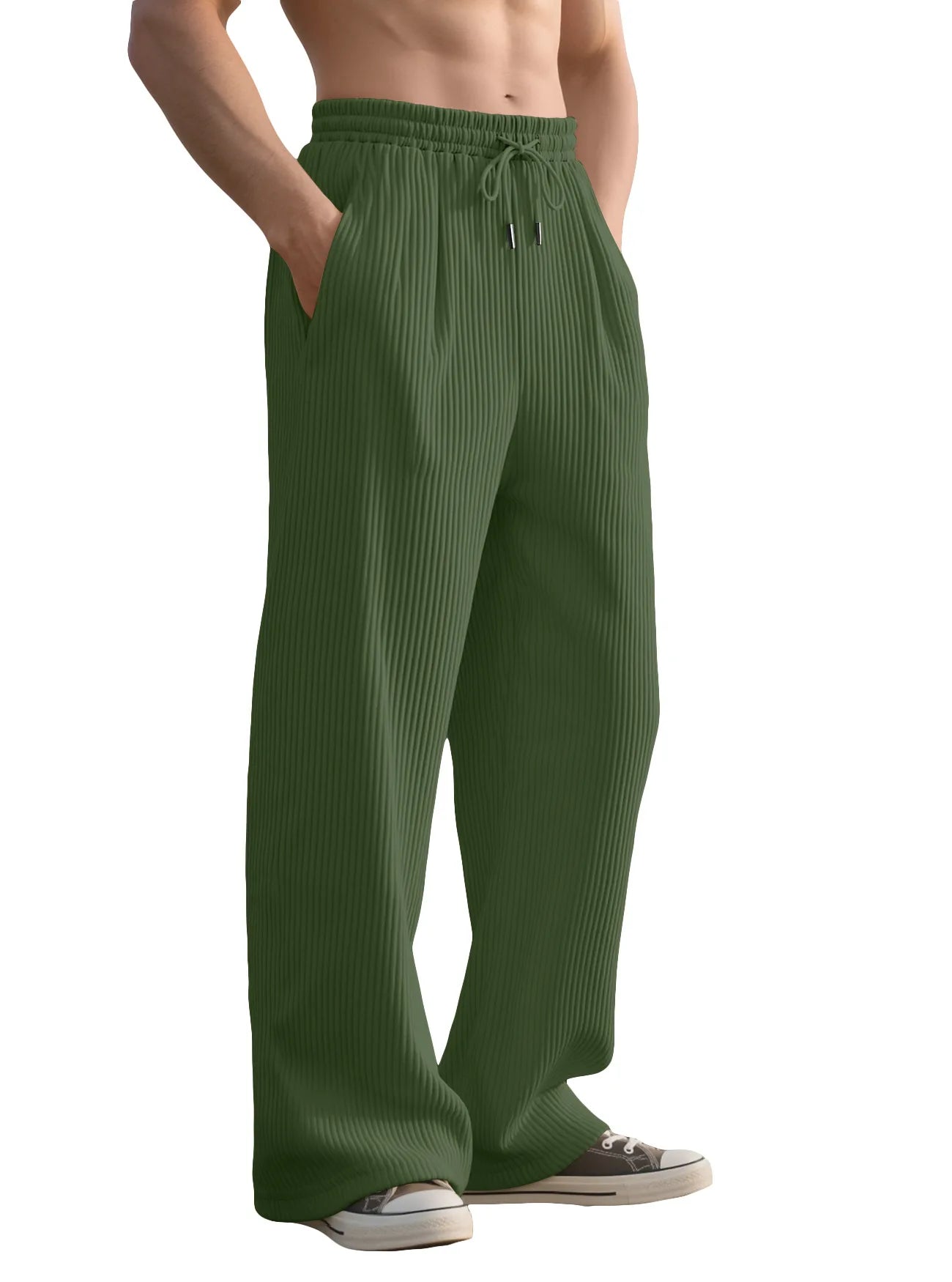 Laid Back Style Wide Leg Pants