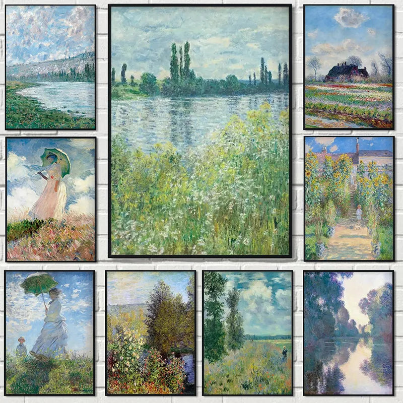 Monet Abstract Landscape Art