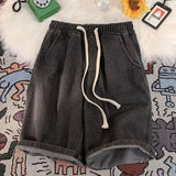 Vintage Loose Male Wide Leg Short