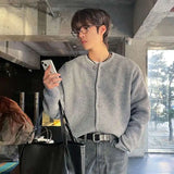 Knitted Korean Style Loose Cardigan